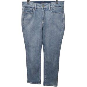 NYDJ Women's Marilyn Straight Jeans  Size 10P Lift Tuck Technology Denim Jeans